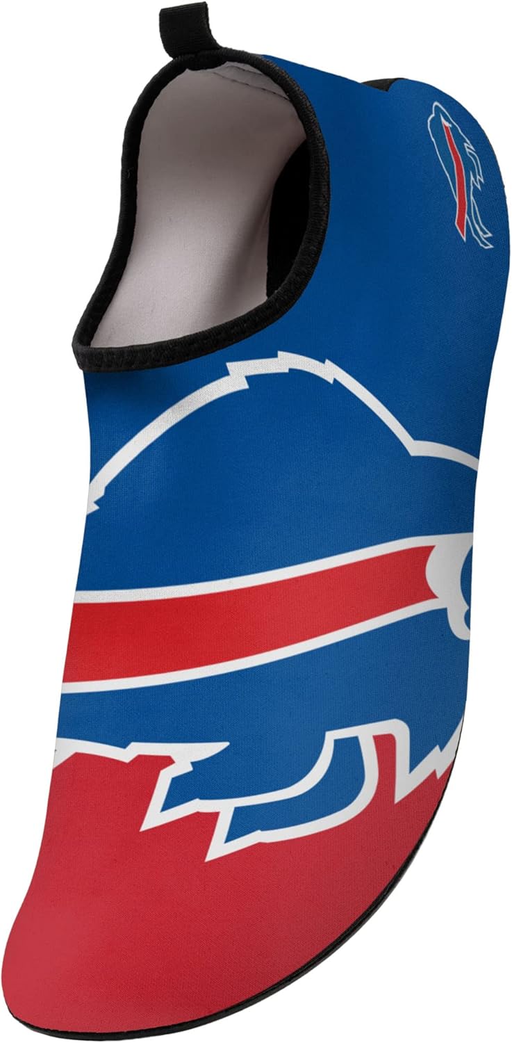 FOCO NFL Mens Nflteam Logo Barefoot Beach Pool Quick-Dry Aqua Yoga Water Shoes