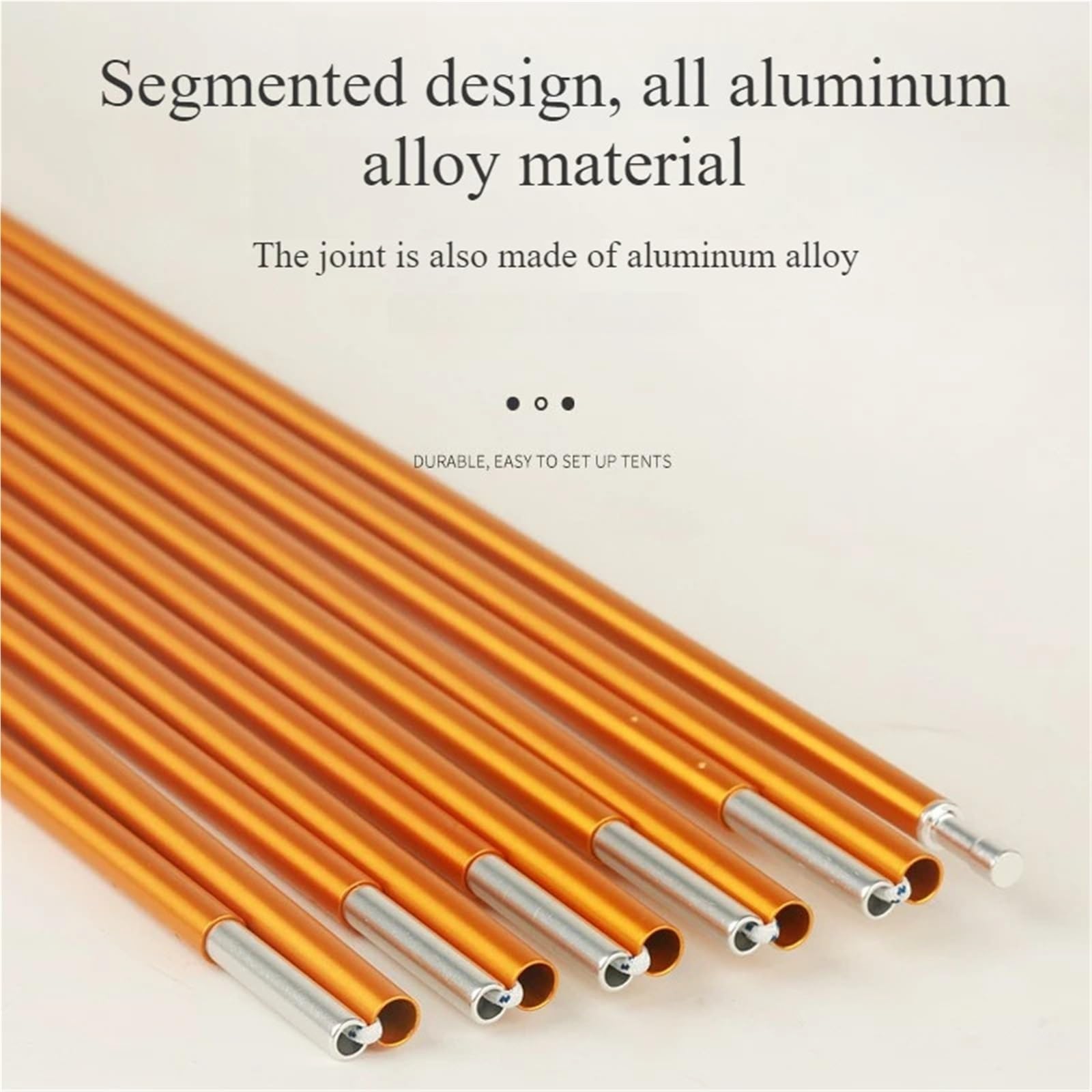 Zelt Pole Ersatz Kit verstellbare Reparatur Rod, Zeltstangen, 8,5 mm, Kohlefaser, Fiberglas, Mehrfarbig, mehrere Größen, 3,2–4,1 m