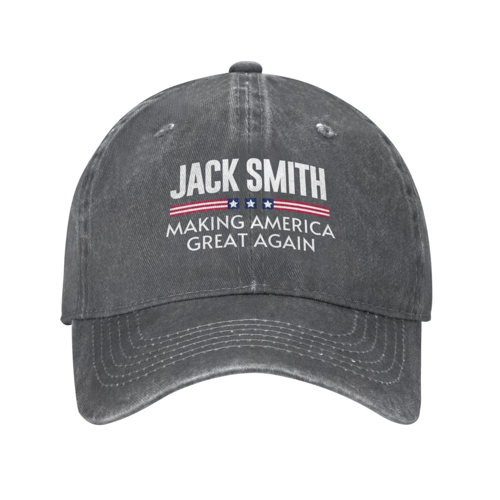 Jack-Smith Making America Great Again Hat for Men Women Let's Go Jack-Smith Hat Fuck Anti Trump for Prison Cap Black