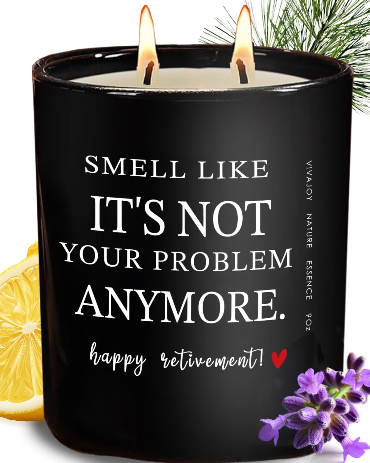 Vivajoy Men's Retiret-11 Retiret Gifts For - Perfect Retire Candle Gifts For Wo, 9Oz Lavender Scented Candles, Retiret Decorations For Teacher, Friend, Thank You Gift For Colleagues