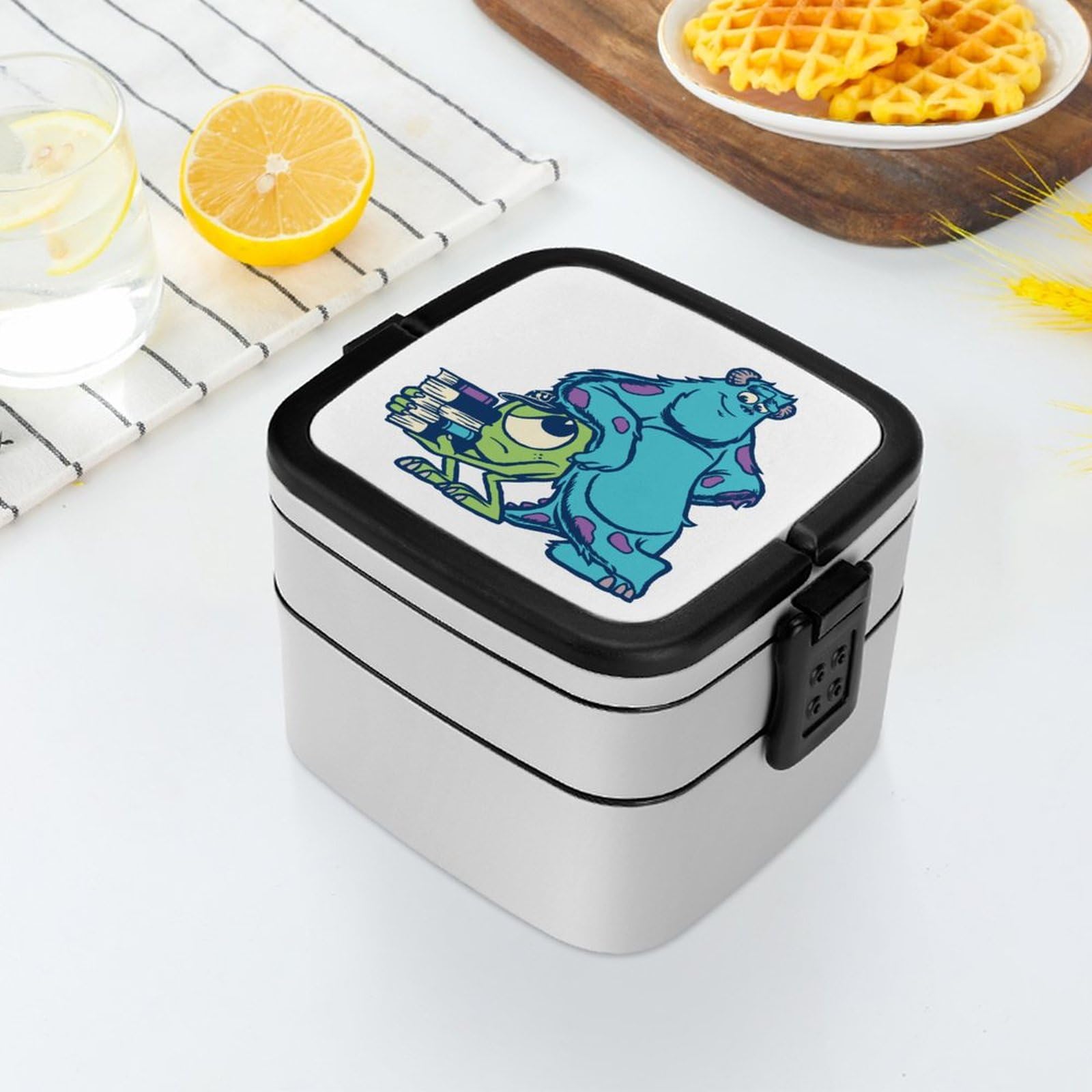Amazon | 弁当箱 2段 ランチボックス モンスターズ・インク おべんとう