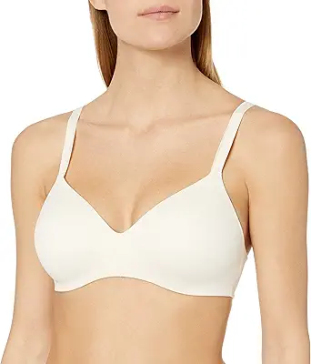 Hanes Ultimate Women's Wireless Moisture-Wicking T-Shirt Bra, Wirefree Convertible T-Shirt Bra
