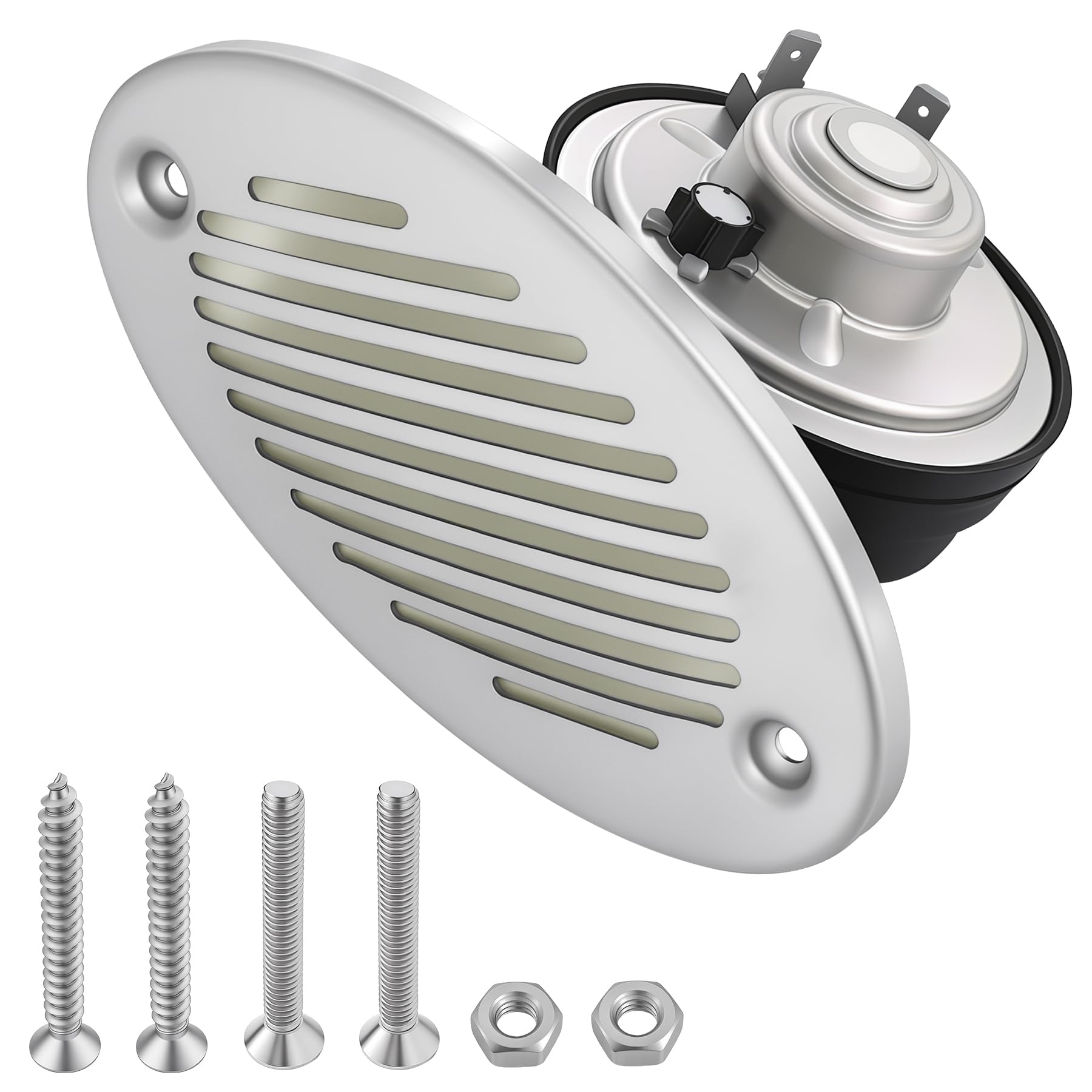 C CLINK 316 Stainless Steel 12V Hidden Flush Mount 5190512 Marine Boat Horn