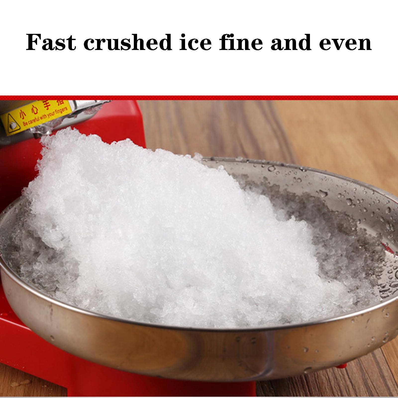 Broyeur à glace électrique, rasoir à glace rasée, machine à cône de neige en alliage d'aluminium, pour la maison, la cuisine, le bar, le thé au lait, 85 kg par heure