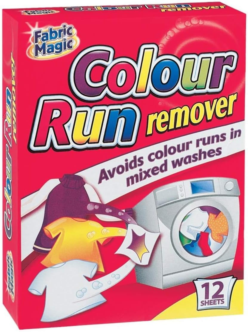 Kb Colour Run Remover Avoids Colour Runs In Mixed Washes. Fabric Magic. 12 Sheets