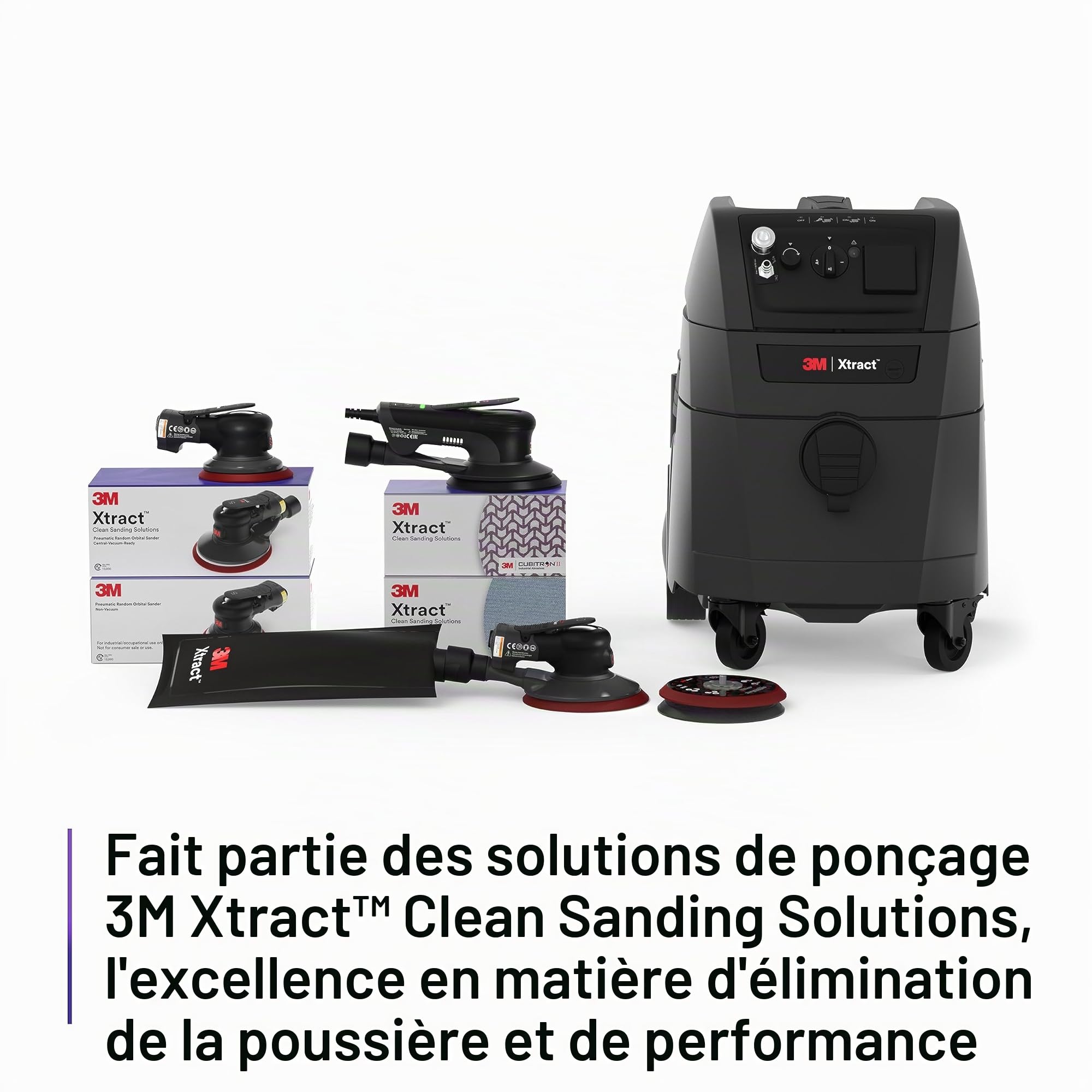3M Xtract Cubitron II Disque film ponçage propre 775L, 127 mm, 180+ | 50 Disques par paquet
