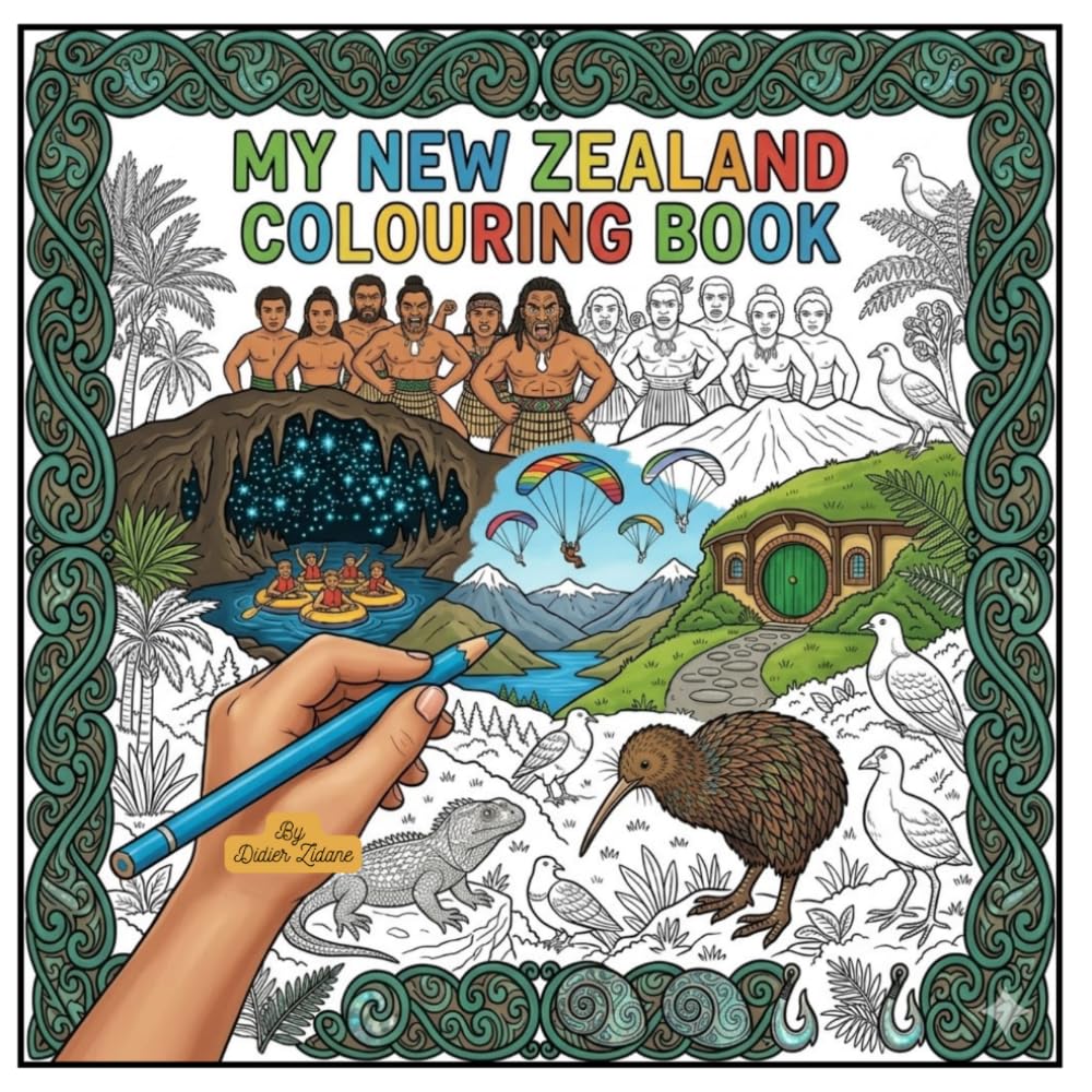 My New Zealand Colouring Book (My Holiday Colouring Book Series)