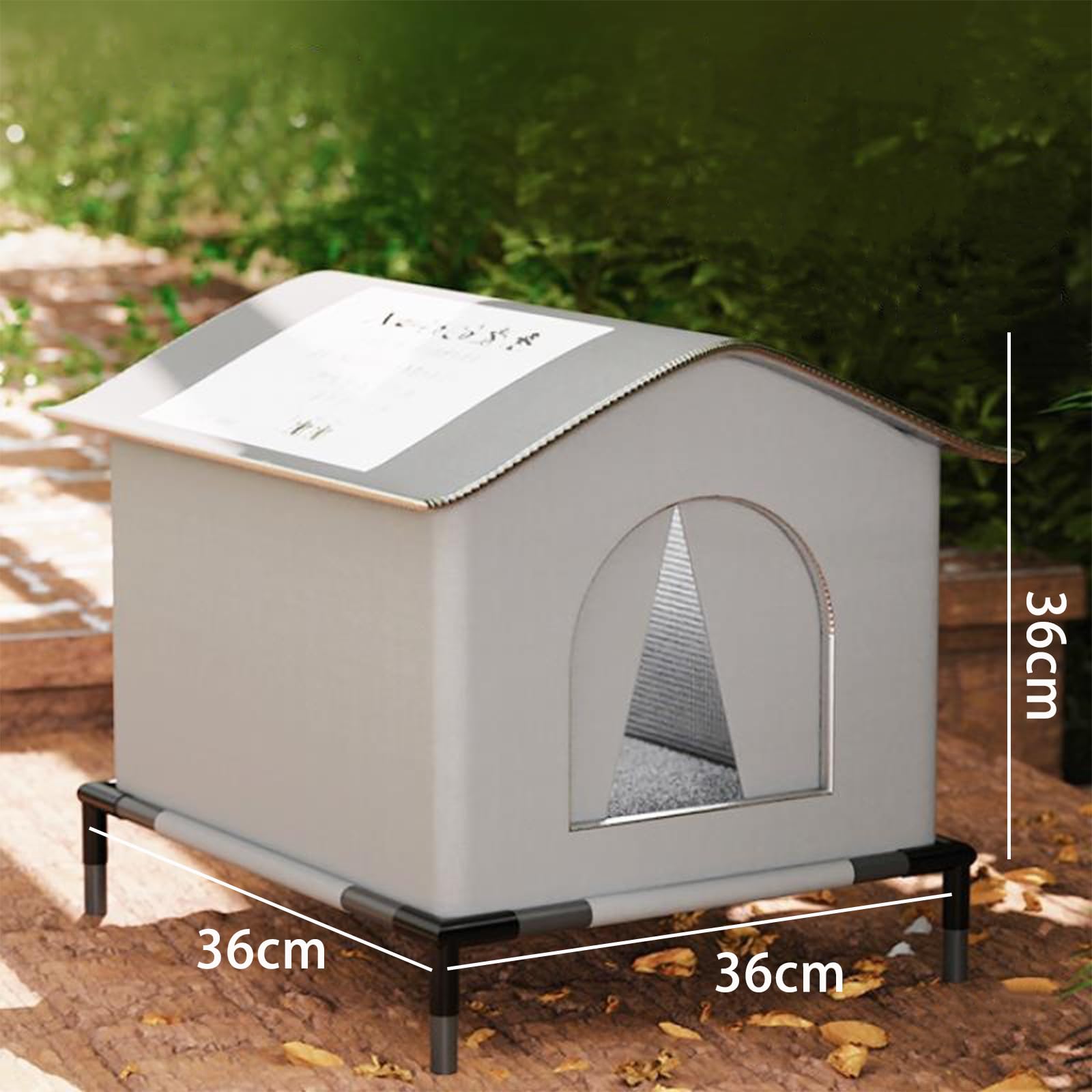 Amazon | laiqianle 外猫ハウス 屋外 ペットハウス 耐候性の野良猫