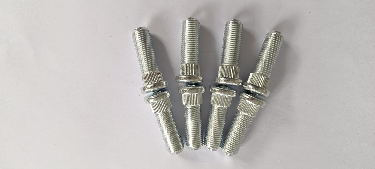 Wheel Hub/Brake Drum Studs 8pcs Set # 92154-1482 Replacement for 2014-2024 Kawasaki Mule 600 610 XC SX KAF400 UTV Front Rea