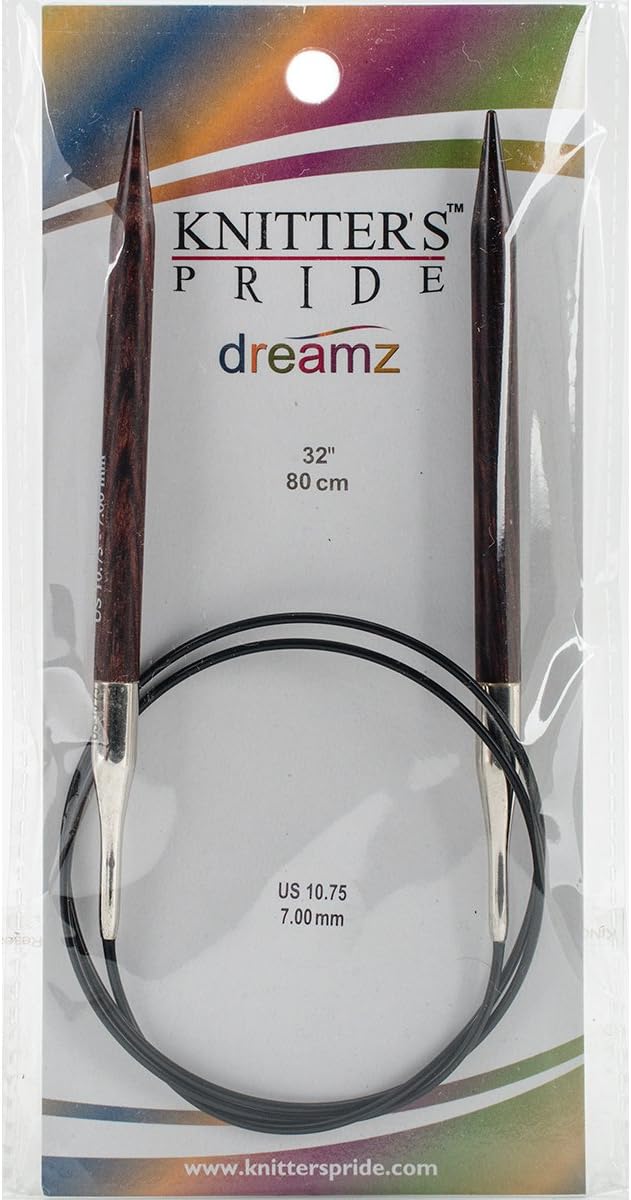 Dreamz Fixed Circular Needles 32-Size 10.75/7mm