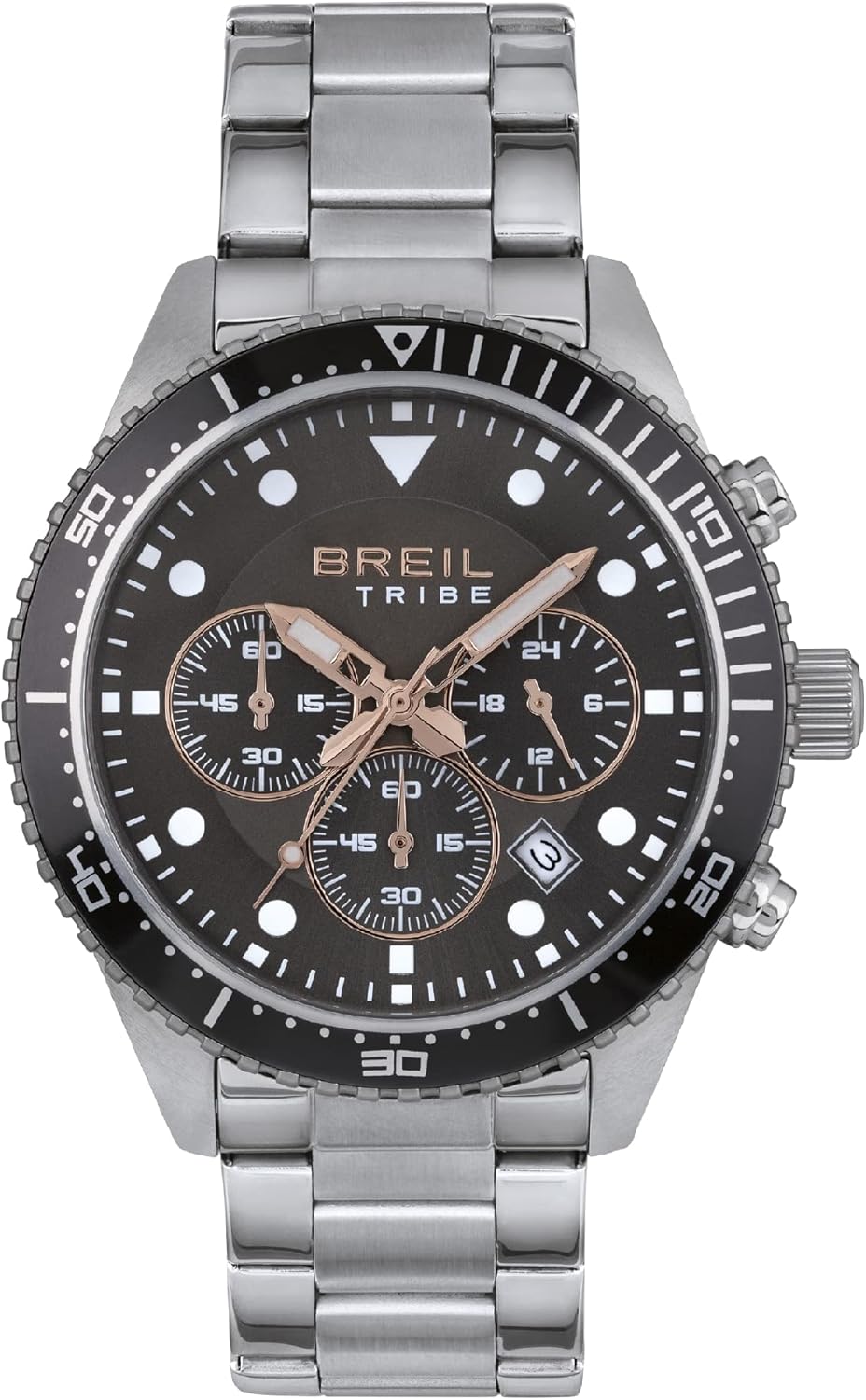 Breil, Collezione Sail, Orologio Uomo, Cronografo in Acciaio Lucido, Movimento PE 902, Indici e Sfere con White Luminous, Chiusura con Pulsanti e Fermaglio di Sicurezza, Cassa 42 mm Breil, Collezione Sail, Orologio Uomo, Cronografo in Acciaio Lucido, Movimento PE 902, Indici e Sfere con White Luminous, Chiusura con Pulsanti e Fermaglio di Sicurezza, Cassa 42 mm