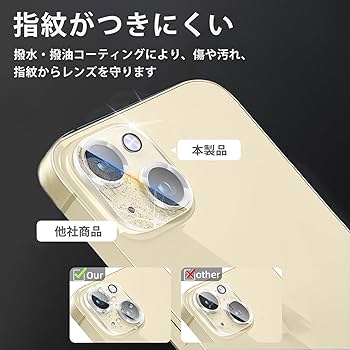 Amazon.co.jp: 【パープル フレーム 2枚セット】 iPhone 14 Pro