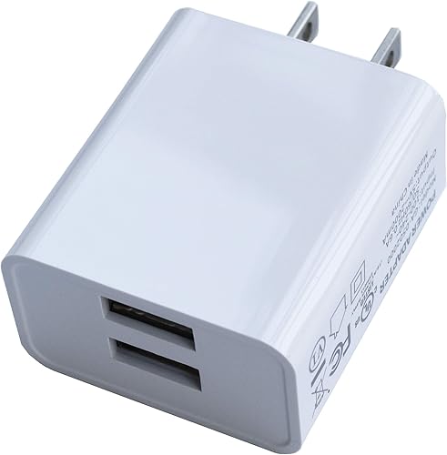 Miniatura 4 de Cargador de pared micro USB de 5 V 2 A para tableta Android, adaptador de cargador de pared con 2 cables micro USB de 6 pies compatible con Galaxy