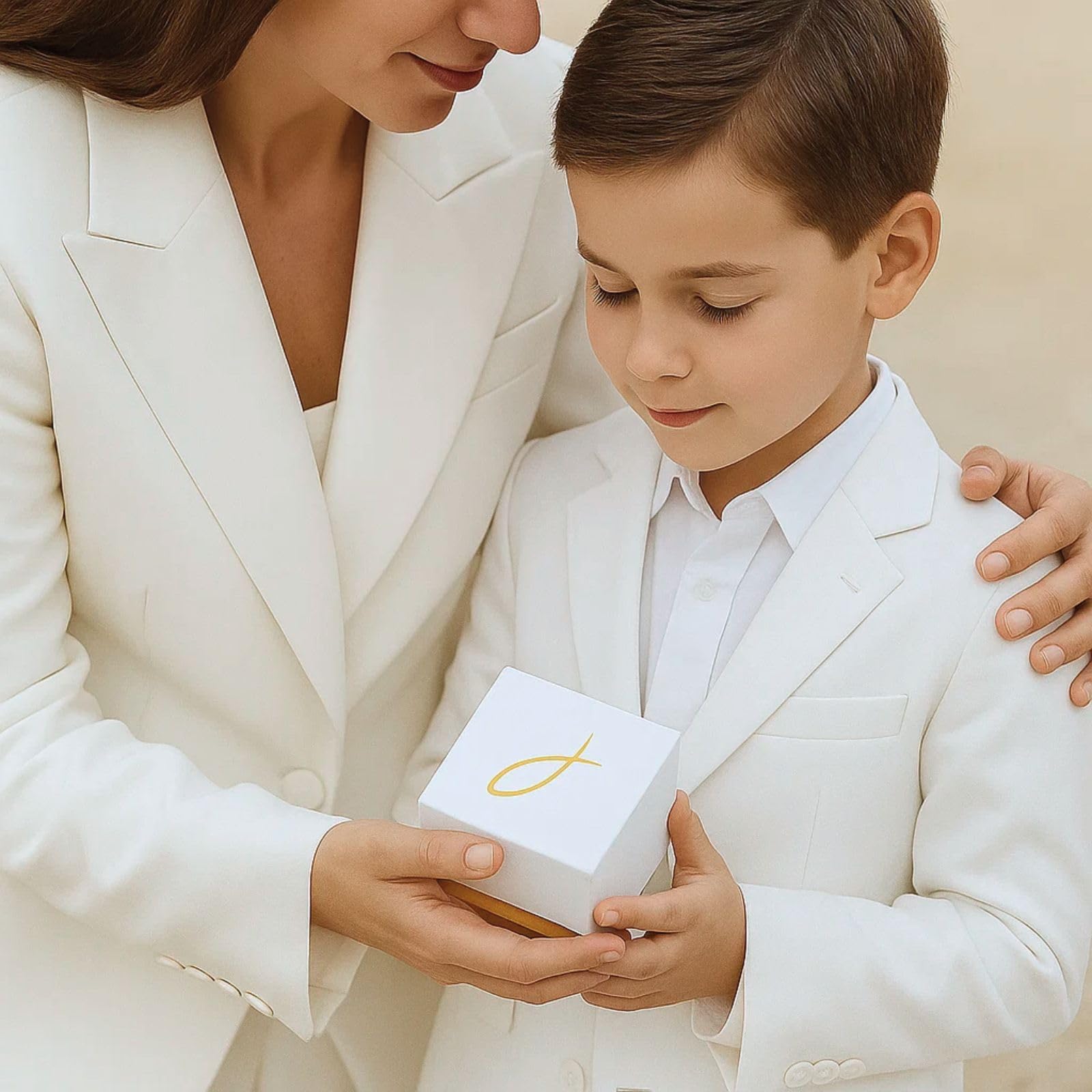 Cadena de plata de ley 925 colgante cruz para niño niña