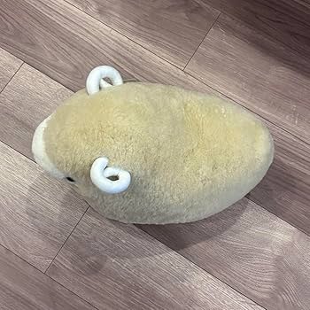 Amazon.co.jp: じぶんまくら ムートン ひつじ 抱き枕 アイボリー