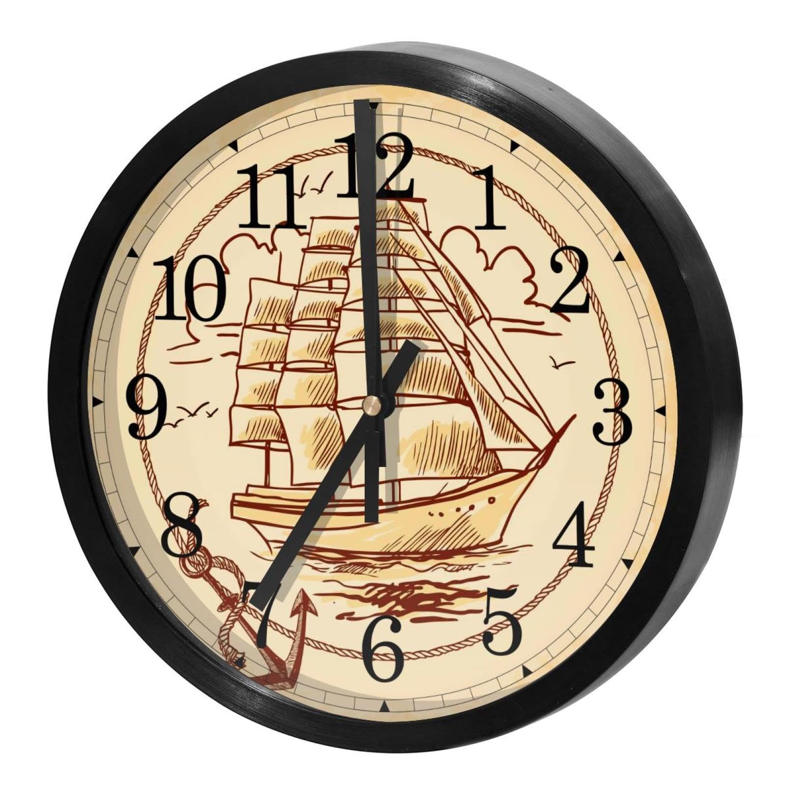 Horloge murale silencieuse sans tic-tac pour préserver le calme au bureau
