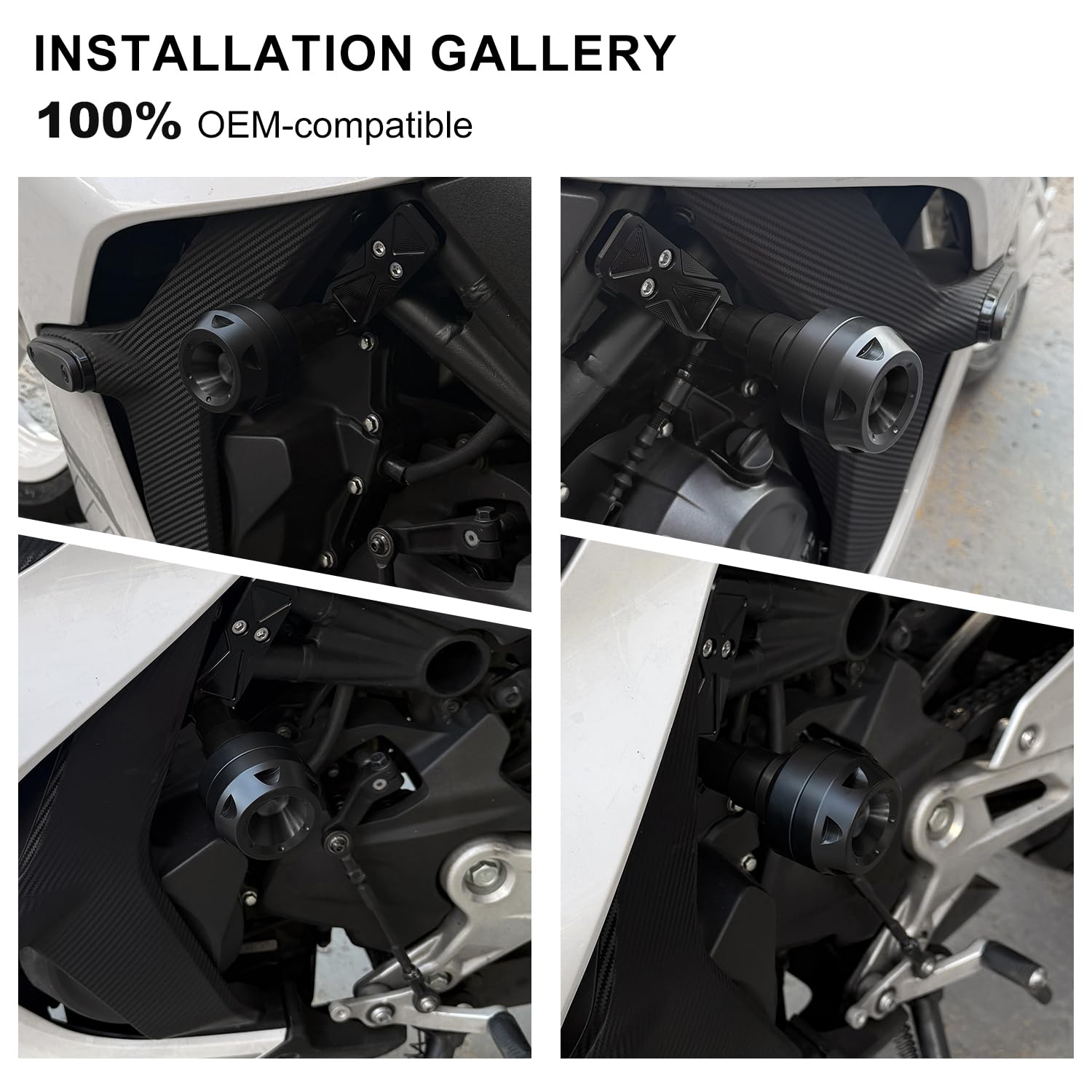 MFGZD Für 450SR Motorrad Sturzpads Sturzschutz Zubehör Für CFMOTO 450SR 450SR-S 450SS 450NK Motorrad Rahmenschutz Antikollisions Fallschutz Slider Crash