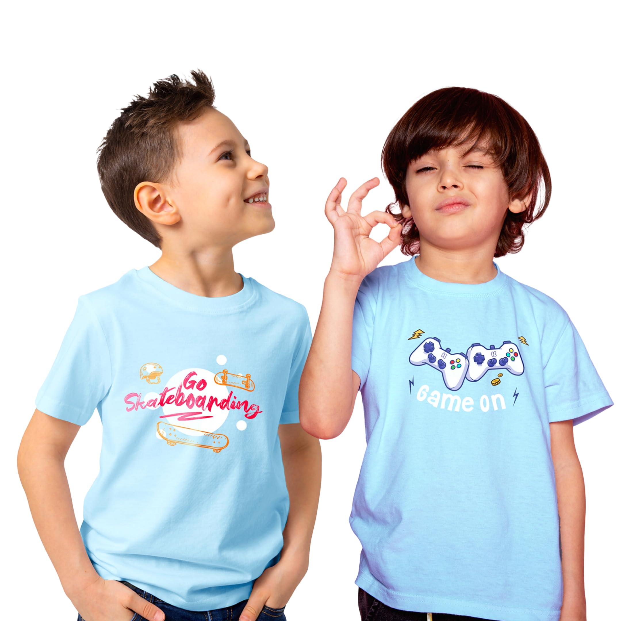 KidbeaGirls Cotton T-Shirt | Cute Hello Kitty Cartoon Print | Soft & Breathable | Casual Summer Wear for Toddlers & Kids