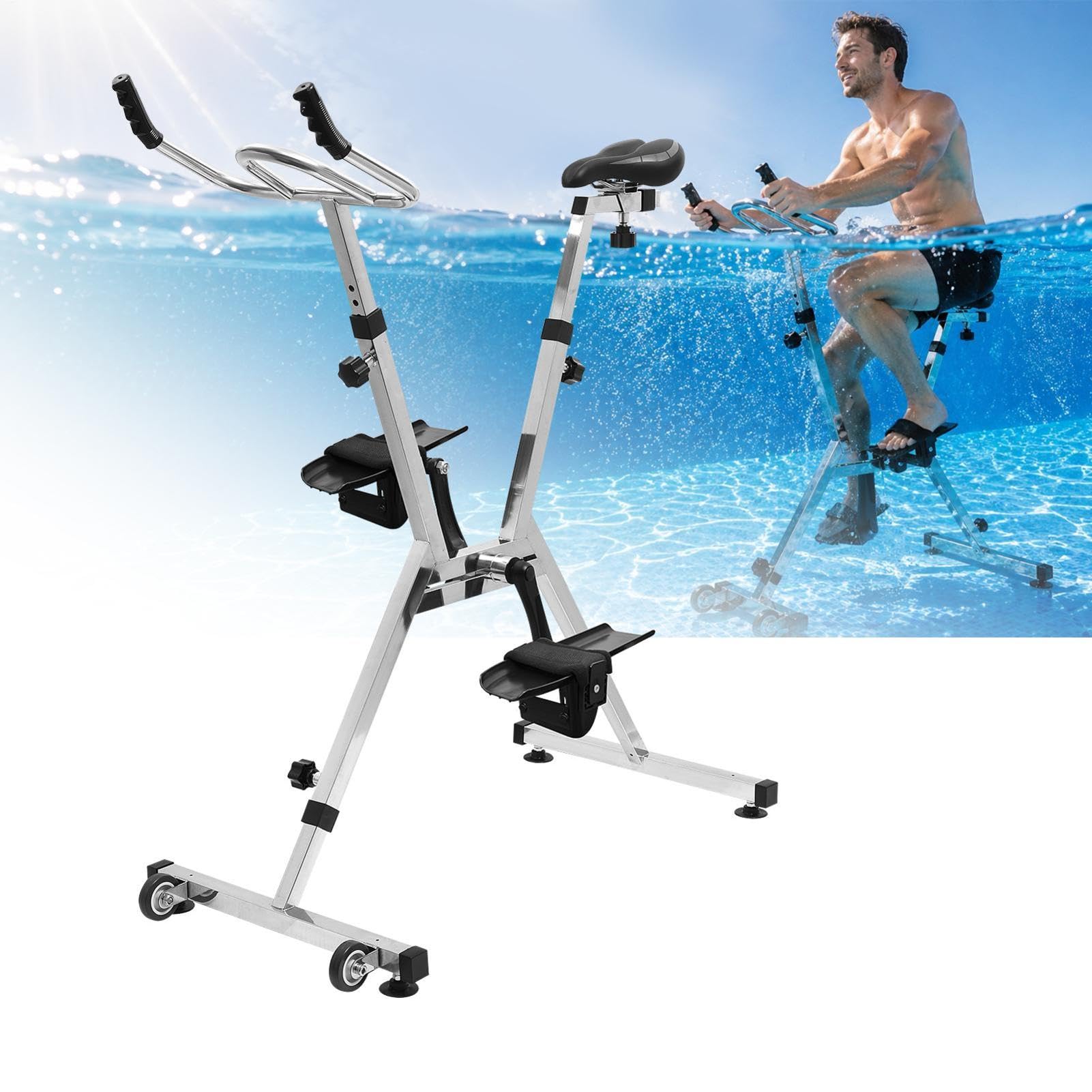 Aqua Bike for Pool Fitness Underwater Bicycles for Exercise 316L Stainless