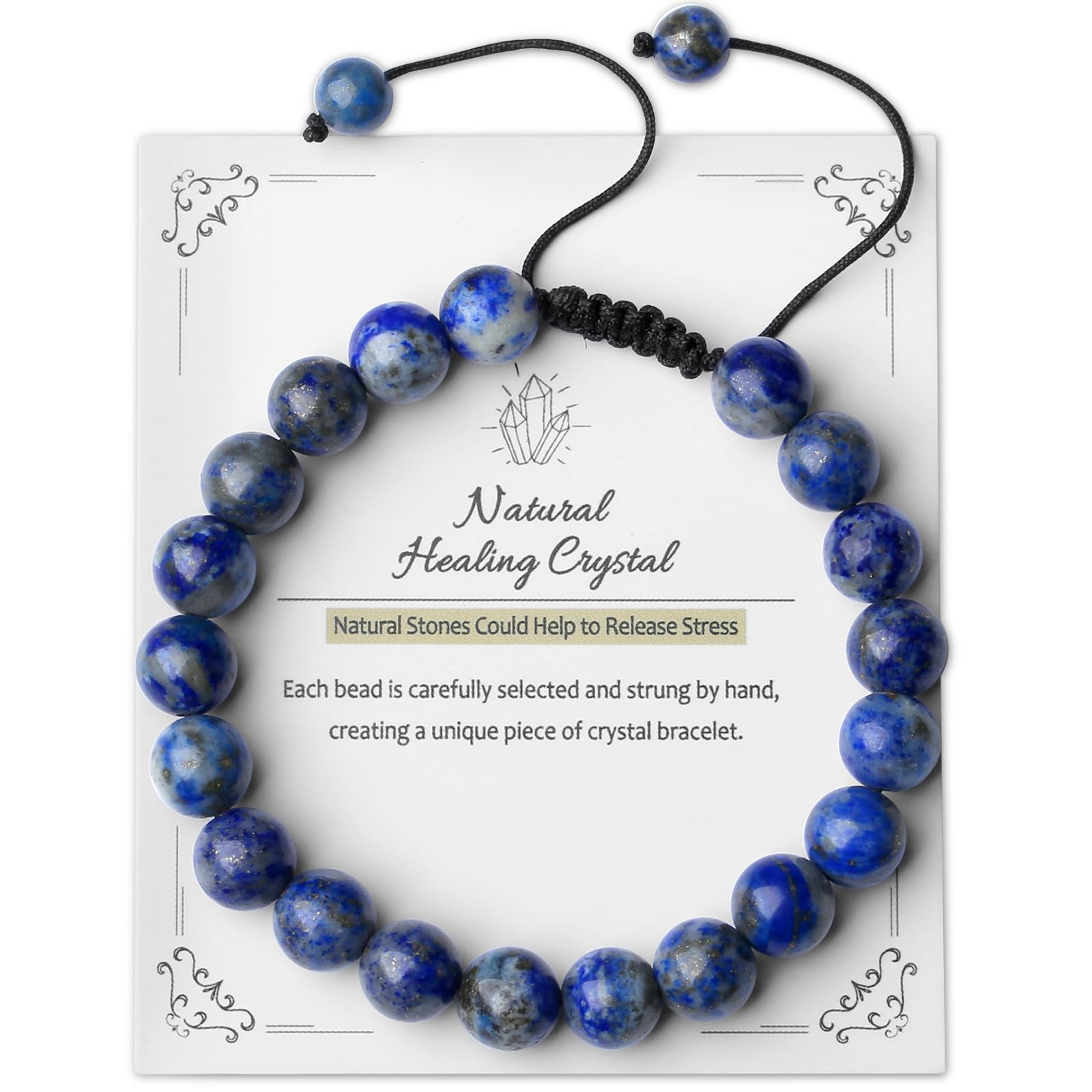 XIANNVXI Herz Rosenquarz Armband Damen Herz Perlen 8mm Rosen