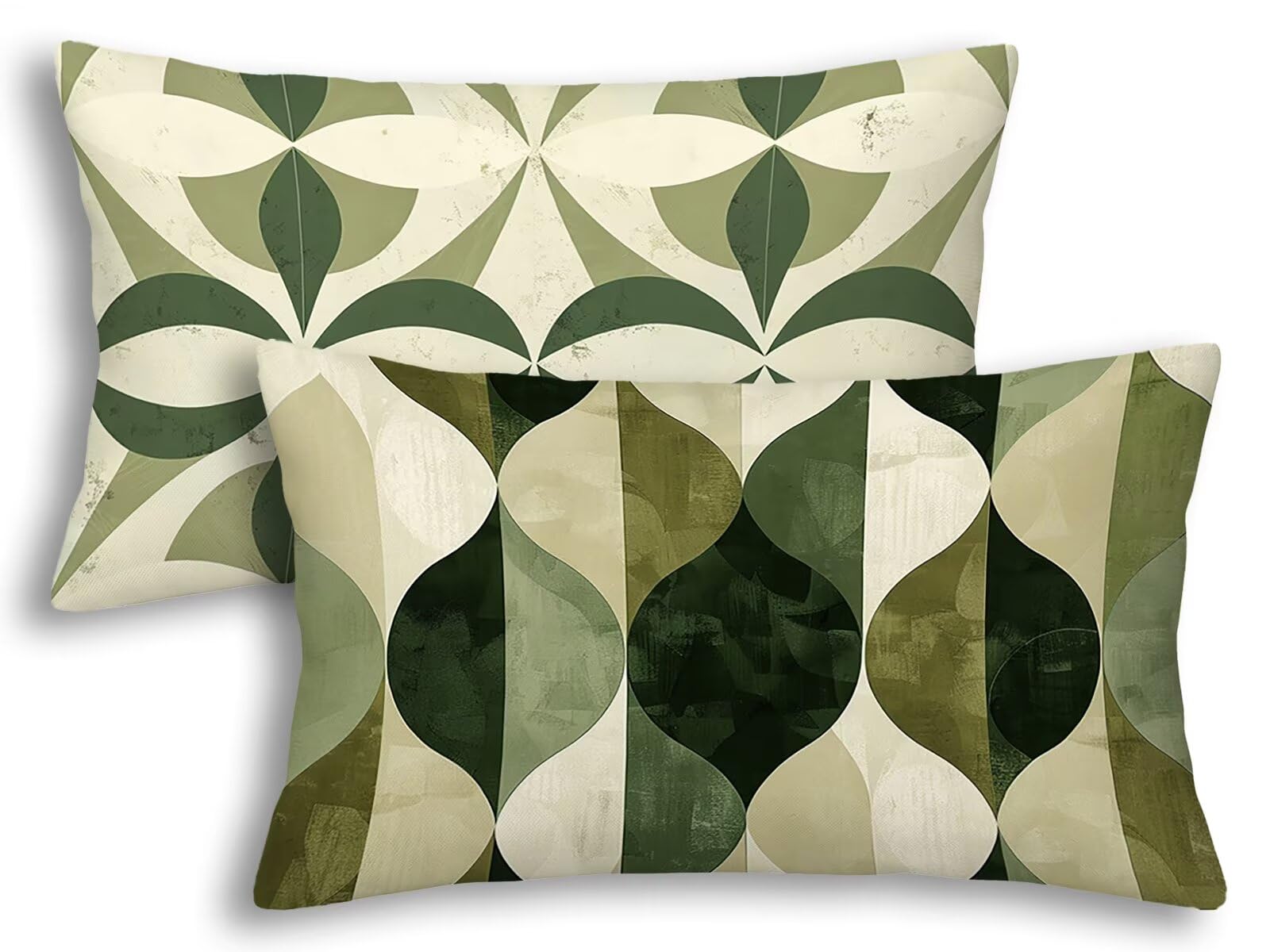 Taie oreiller 40x80 vert résolvant le manque de confort avec ces deux housses de coussin de salon