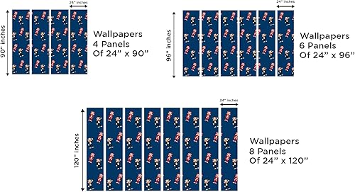 Miniatura 8 de EGD Julius Paul Frank - Papel tapiz autoadhesivo para decoración de habitaciones, papel tapiz autoadhesivo para decoración de sala de estar,