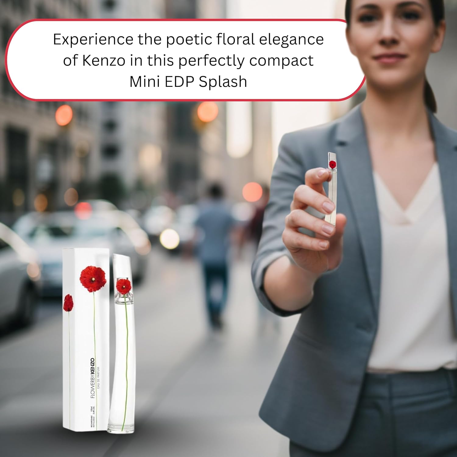 Kenzo Flower Eau de Parfum Mini Splash for Women .13 Ounce - Image 7