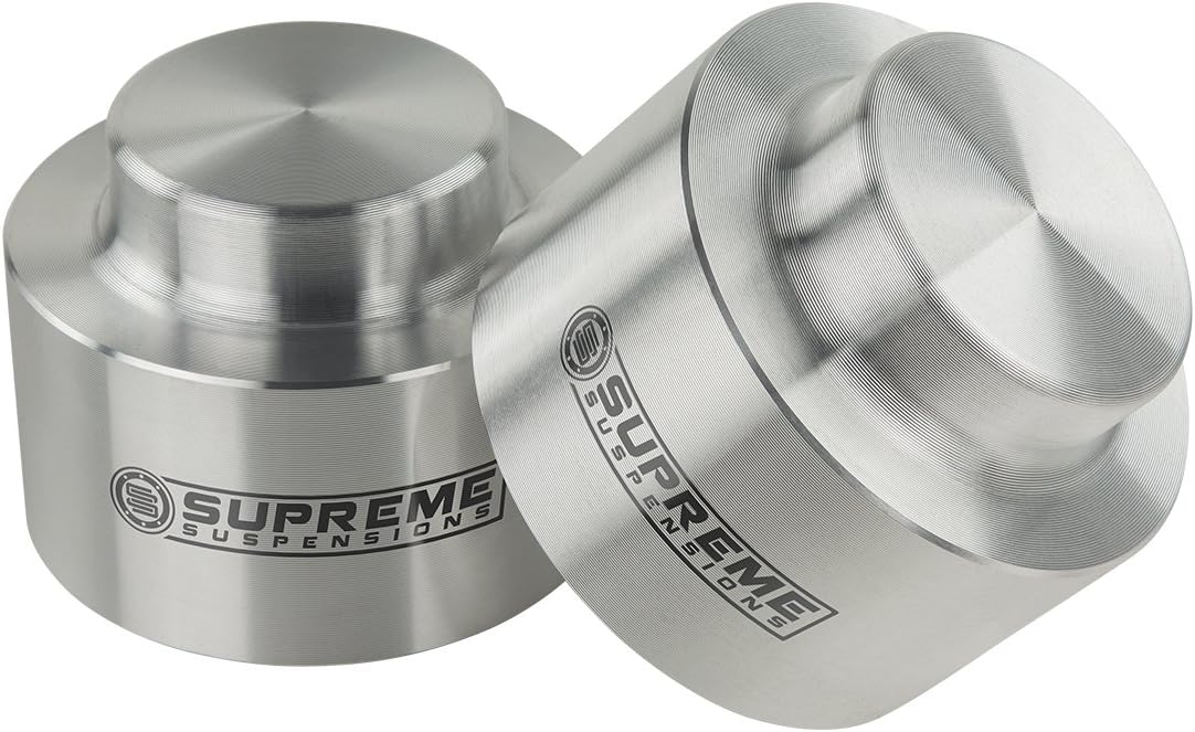 Supreme Suspensions - 3" Front + 1.5" Rear Lift Kit for 2009-2020 Dodge Ram 1500 4WD T6 Billet Aluminum Full Suspension Lift Kit (Black & Silver) - Mystery Box Included with Purchase