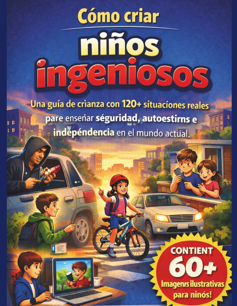 Cómo criar niños ingeniosos: Una guía de crianza con 120+ situaciones reales para enseñar seguridad, autoestima e independencia en el mundo actual