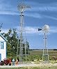 Walthers Cornerstone Series Kit HO Scale Van Dyke Farm Windmill, 8, Grey