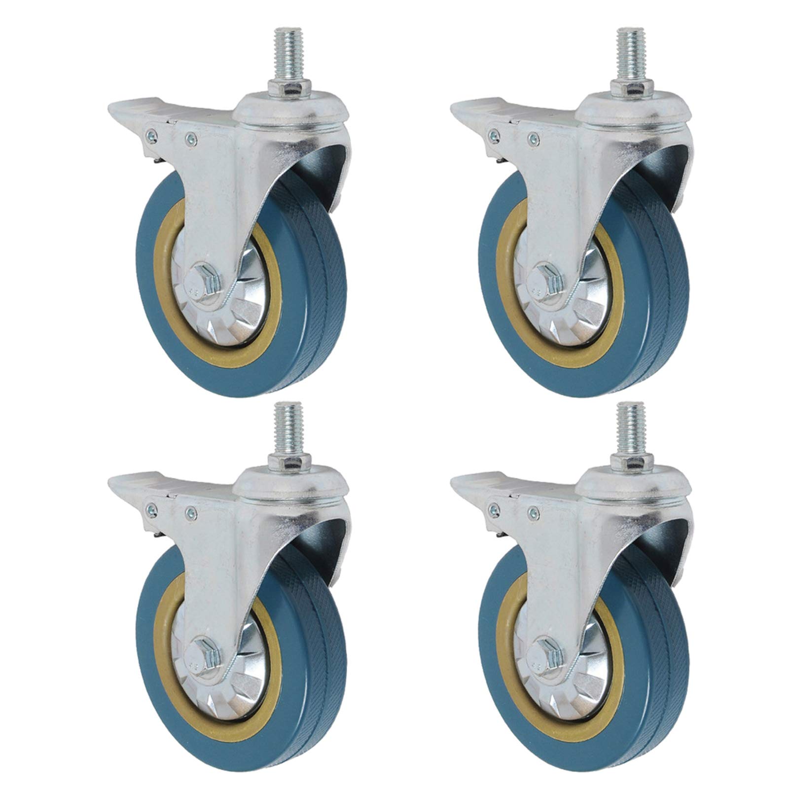 Roues à roulettes en polyuréthane pu de 75 mm haute résistance