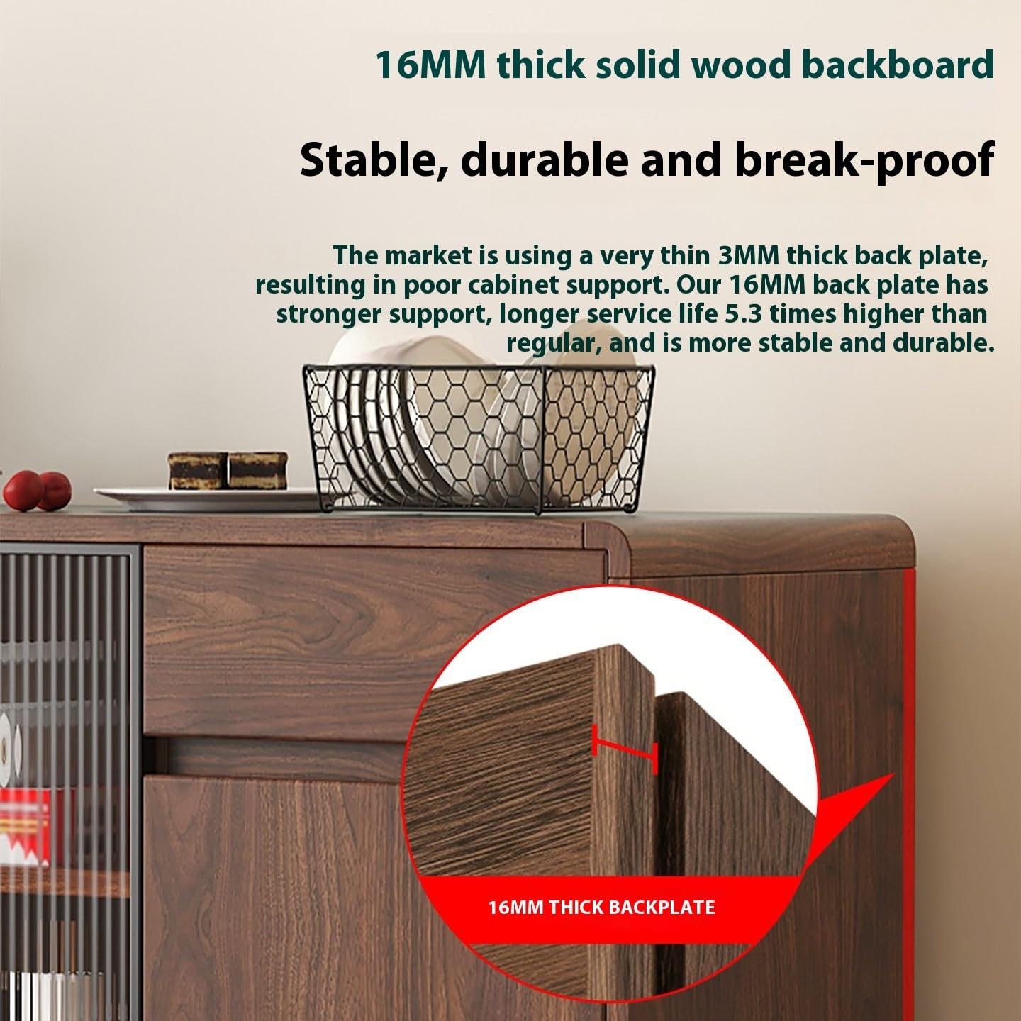 Armadio cucina Dining sideboard wall-mounted tea cabinet side stoccaggio