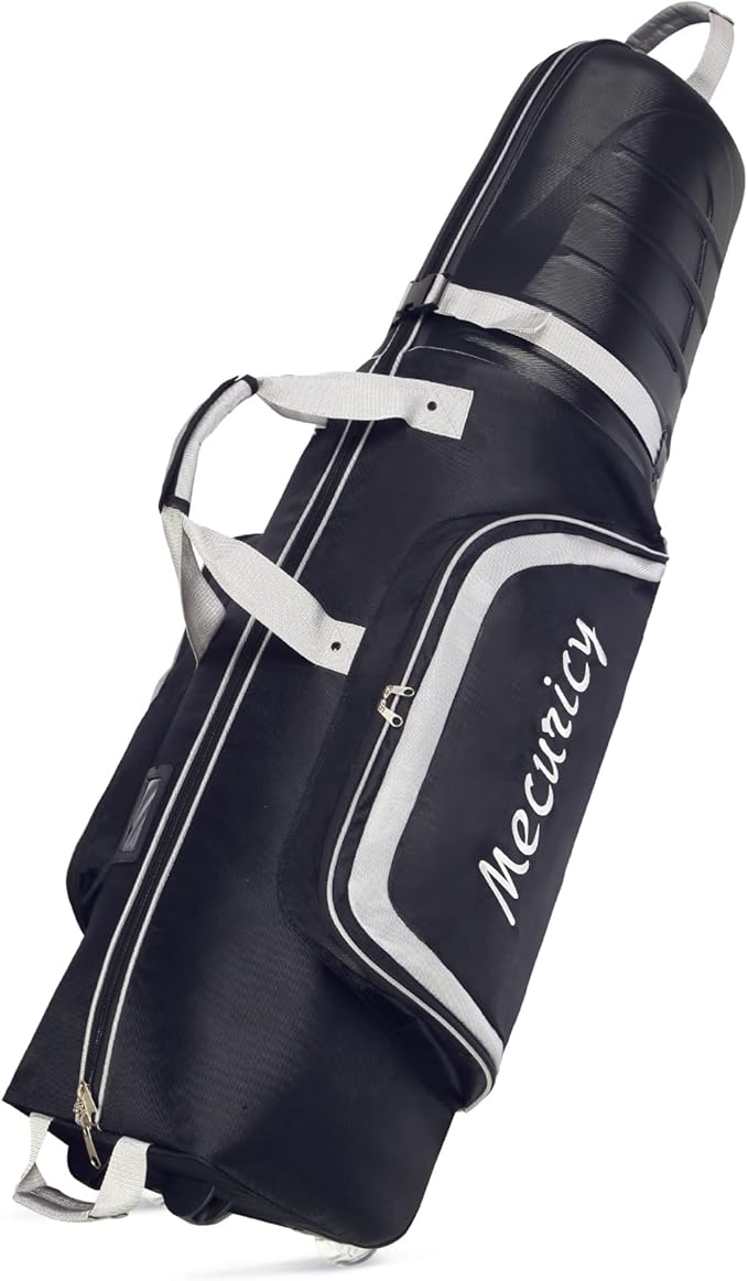 Mecuricy Golf Travel Bags for Airlines with Wheels and Abs