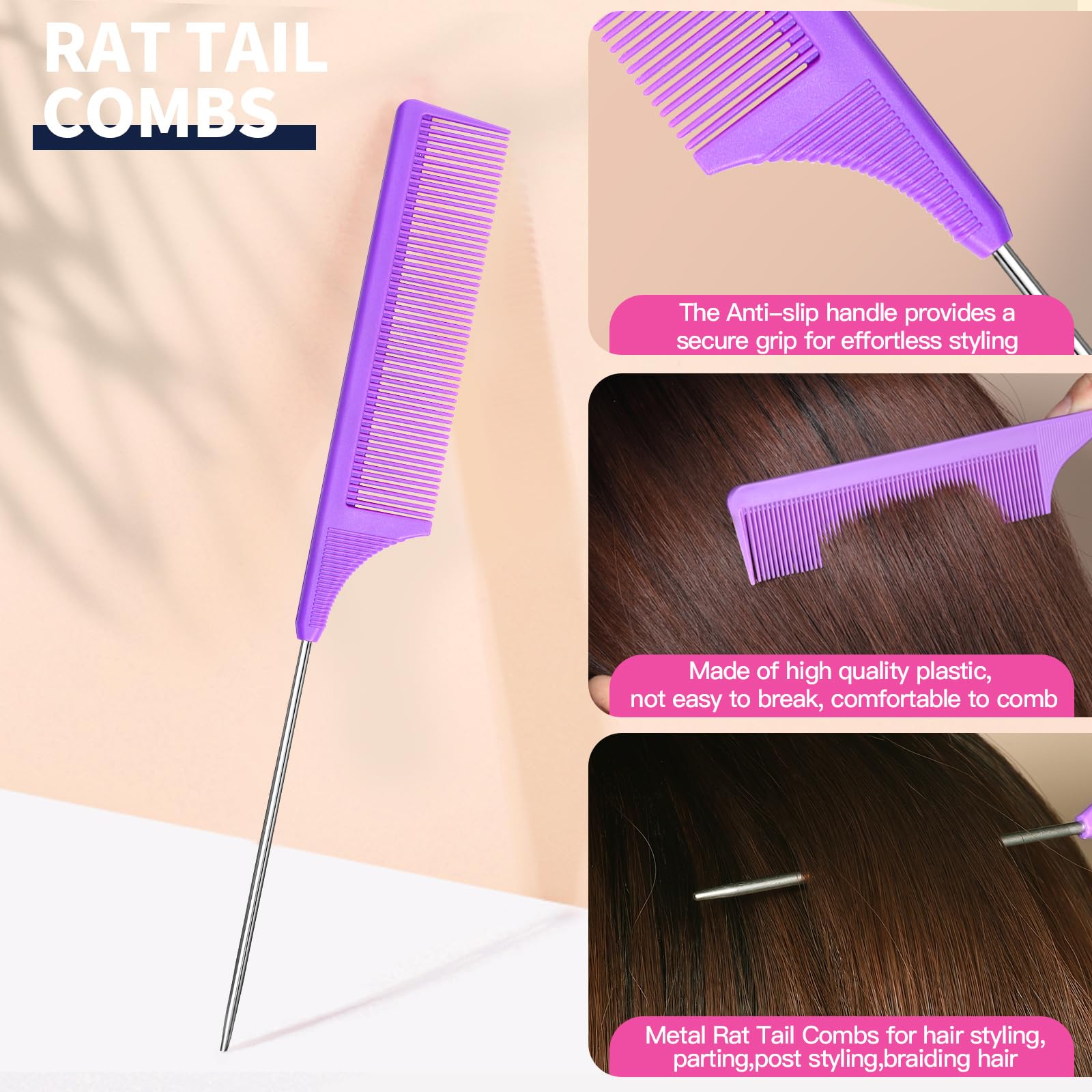 200 Pezzi Elastici per Capelli di Cotone Colorati e Senza Cuciture per
