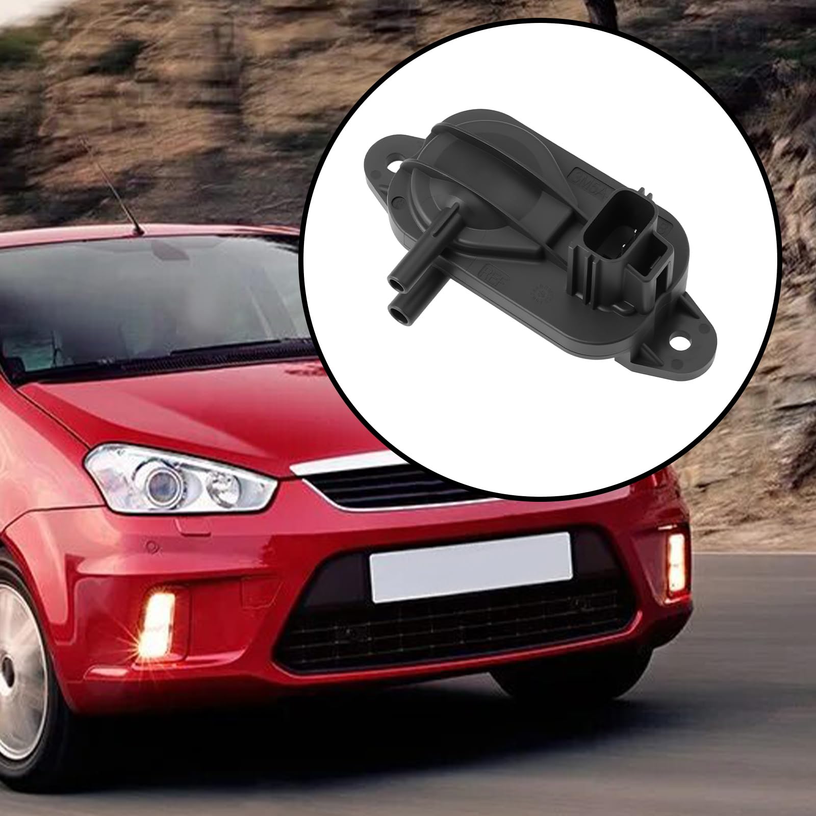 Sensore Di Pressione Di Scarico DPF 3M5A-5L200-AB Compatibile Con Ford C-Max 2007-2010 Focus 2006-2010