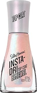 Insta-Dri Nail Polish Top Coat | Quick Dry, Long Lasting, Streak-Free Shine, Sheer | Bejewel | Shimmery Pink Nail Polish