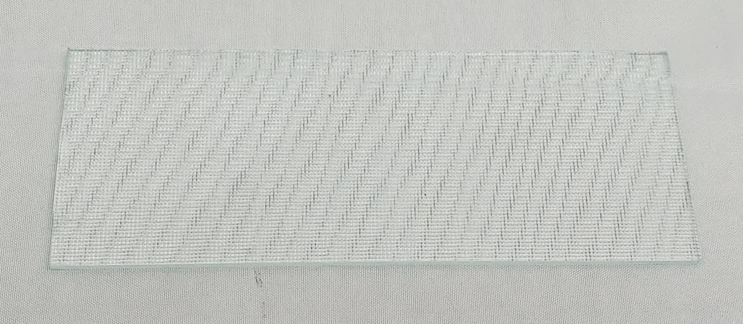 WB36X10071 Microwave Oven Lamp Cover Glass Lens - New - 6 1/4" x 2 5/16" - Genuine OEM - R2-B2 - EA250208