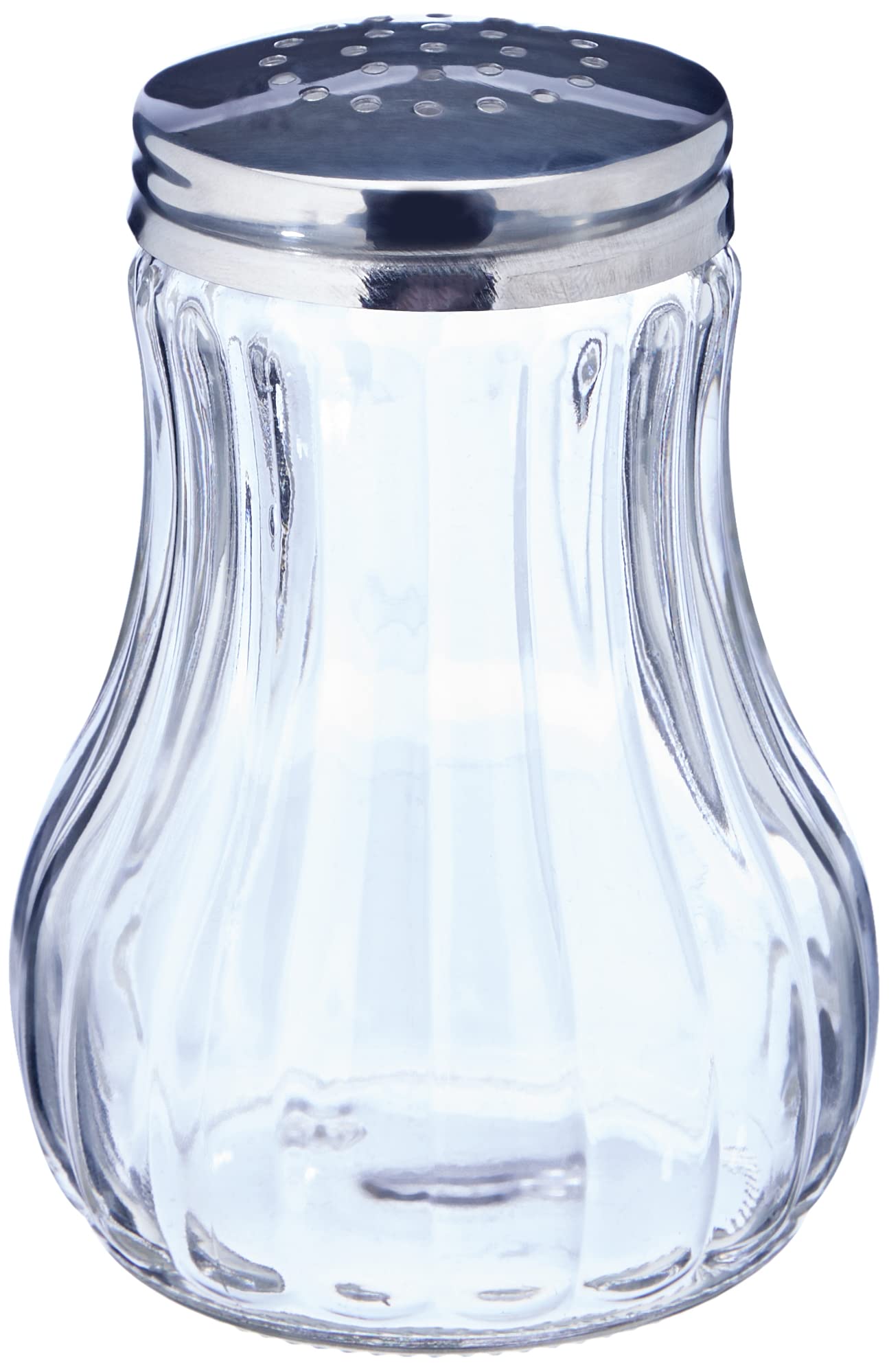 IBILI Cheese Shaker 250 ml of Stainless Steel/Glass, Transparent/Silver, 9 x 9 x 12 cm