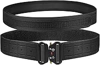 Vista 1 de Cinturón táctico para hombre, cinturón de pistola Molle de 2 pulgadas y 1.5 pulgadas con corte láser, cinturones de caza y hebilla de liberación