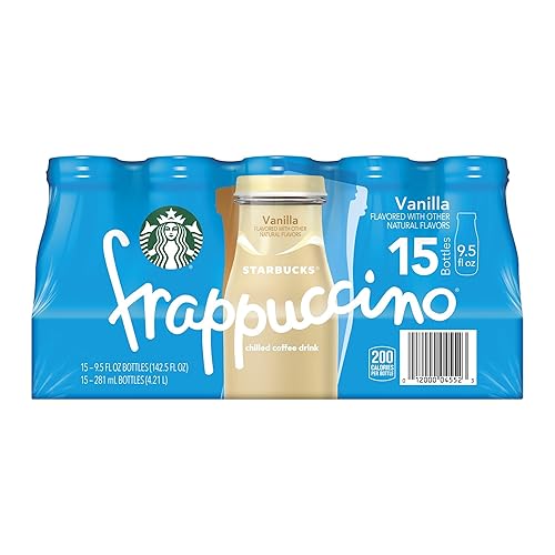 Starbucks Frappuccino Coffee Drink, Vanilla (9.5 Ounce ., 15 Pk.),