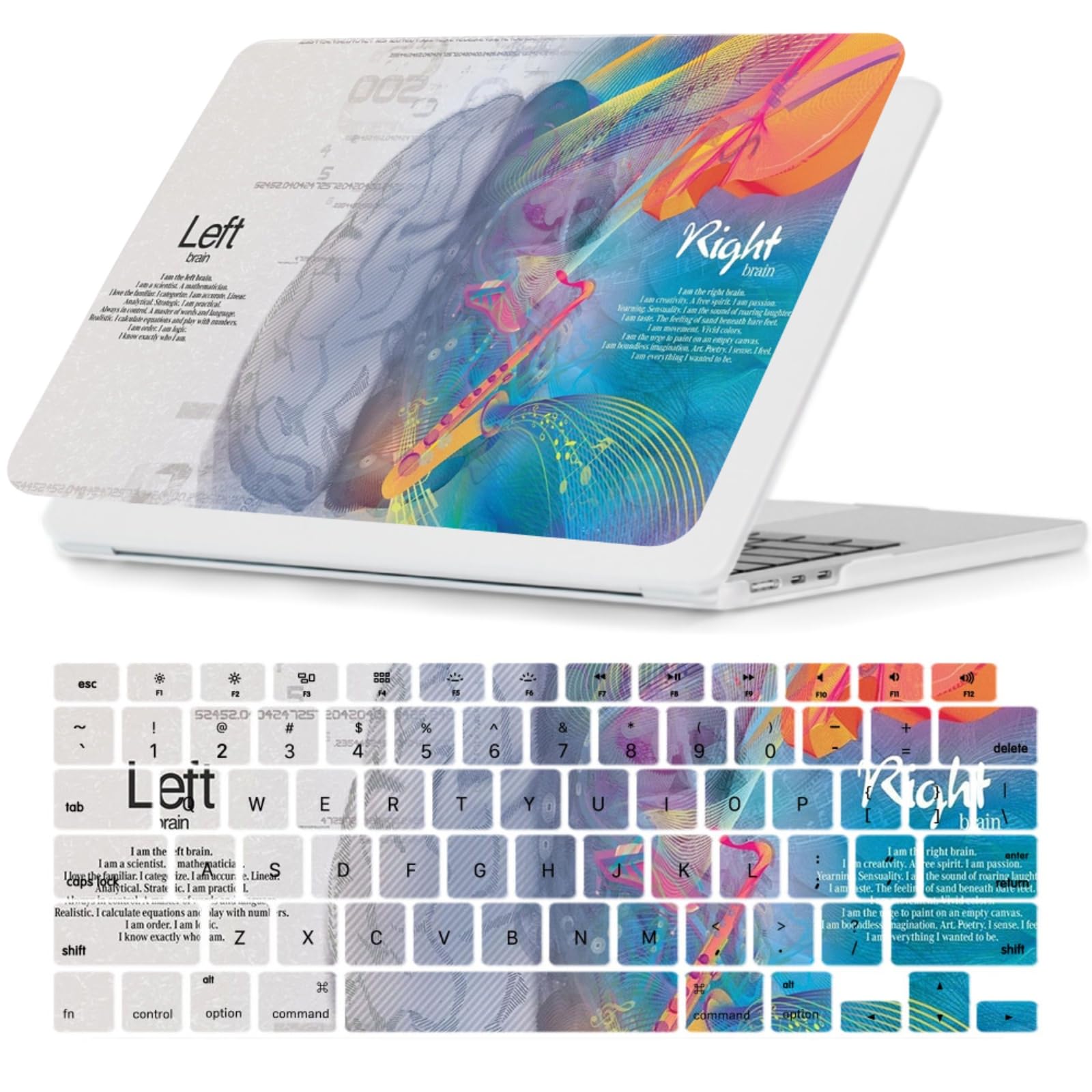 FFBOFFC Laptop Shell Compatible with MacBook Air 13.6 inch Case 2025-2022 Model A2681 M2 A3113 M3 A3240 with Liquid Retina Display & Touch ID, Plastic