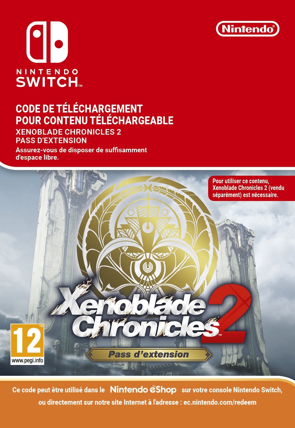 Xenoblade Chronicles 2 : Expansion Pass DLC | Switch - Version digitale/code