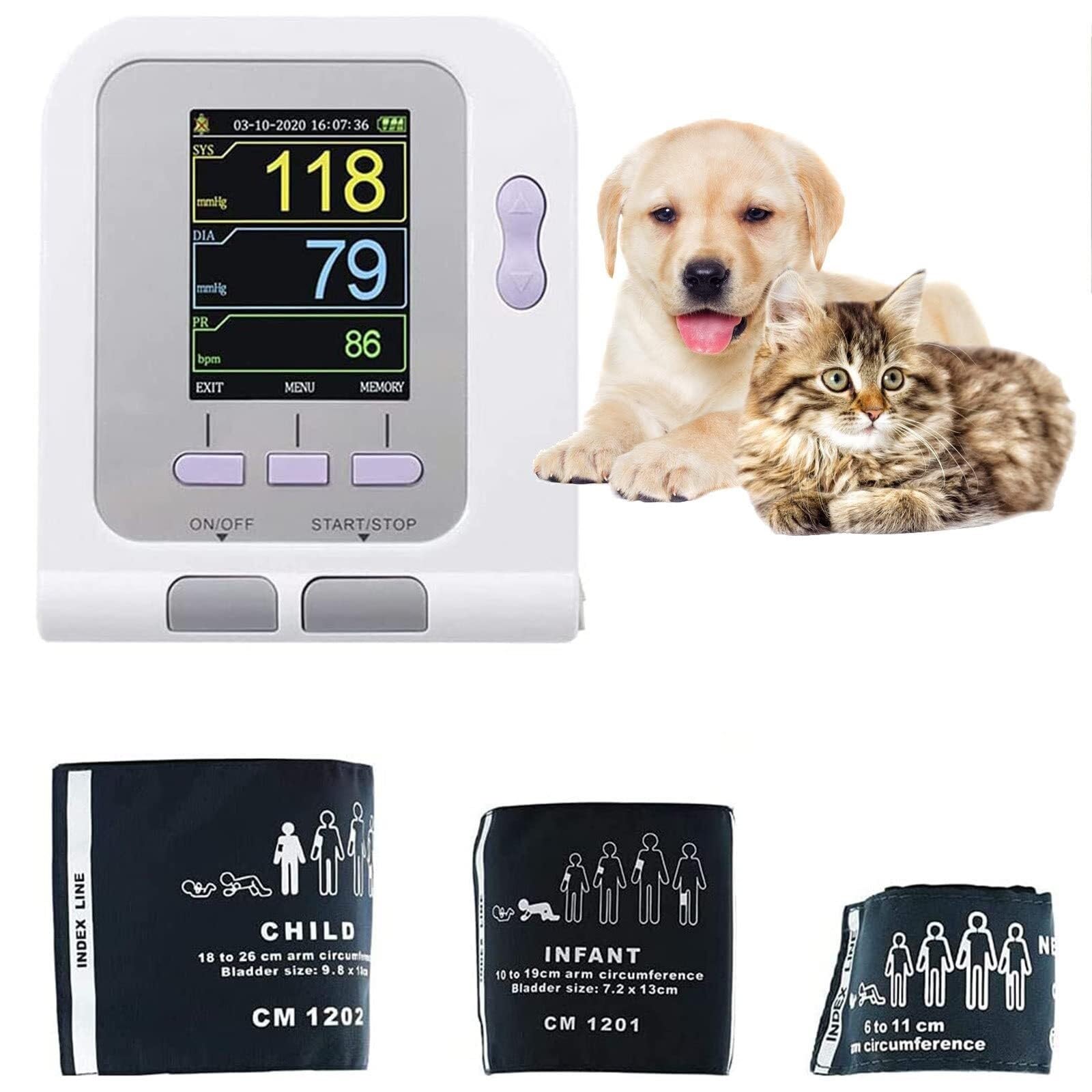Tensiomètre vétérinaire pour mesurer la tension de votre chat ou chien à la maison