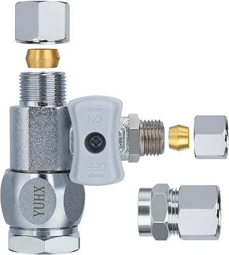 Miniatura 7 de Adaptador de agua de alimentación 38 "x 14" o 38" Add-A-Tee, 12 x 14 o 38 Divisor de línea de agua, 14 empuje para conectar, no se ajusta a rosca o