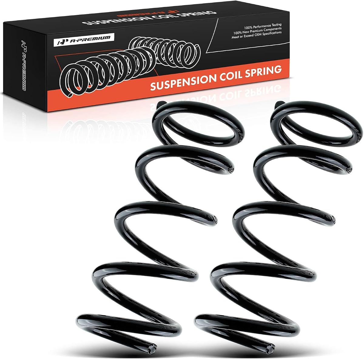 A-Premium 2-Pack Rear Suspension Coil Spring Set Compatible with Nissan | for Pathfinder 2013 2014 2015 2016 3.5L, Driver and Passenger Side, Restores Ride Height