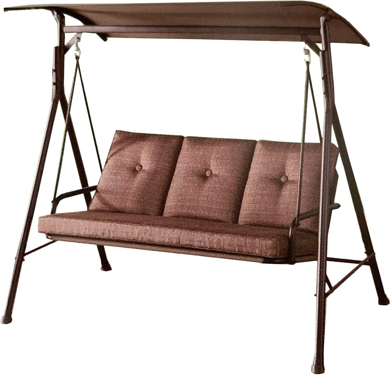 Garden Winds Replacement Canopy Top Cover for The Monterey Swing - Standard 350 - Brown