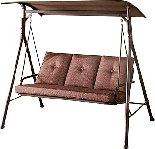 Garden Winds Replacement Canopy Top Cover for The Monterey Swing - Standard 350 - Brown