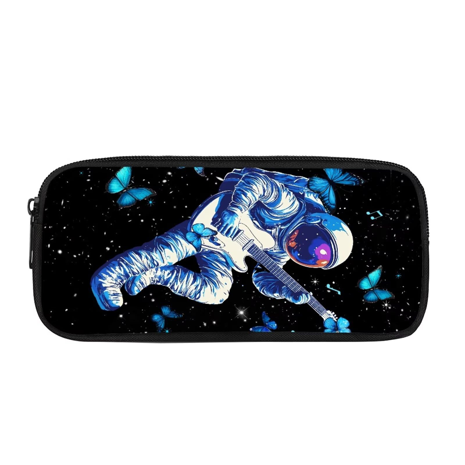 Biyejit Astronaut Pencil Case Kids Pen Bag Pouch Childrens School Office Classroom Travel Supplies Toiletry Stationery Bag for Teen Boys Girls Back to School Gift — image 1