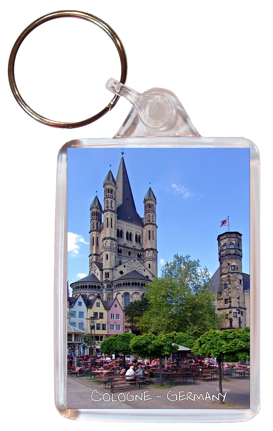 Baked Bean Store Cologne - Germany - Double Sided Large Keyring Gift/Present Name Tag Souvenir