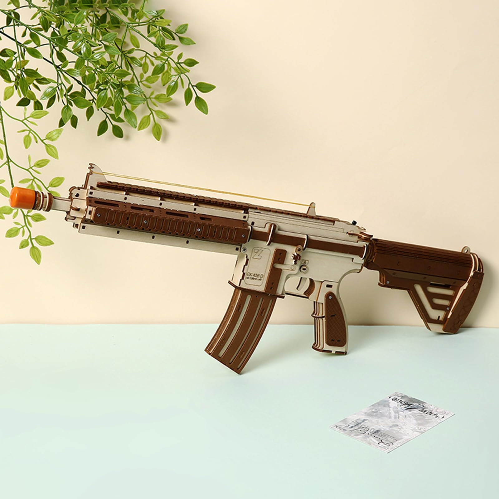3D Puzzle Holz Erwachsene Gewehr, DIY 3D Pistole Holzbausatz Erwachsene, 3D Puzzle Holz Modellbausatz, 3D Pistole Modellbausatz Spielzeugwaffen Home Decor Gift